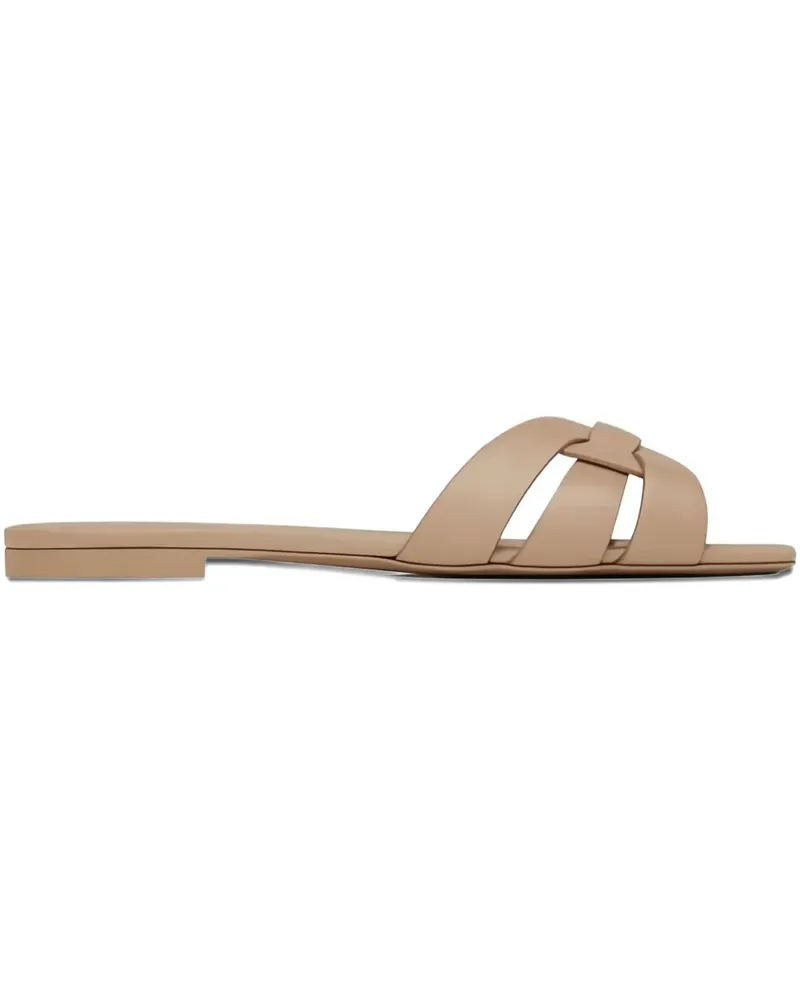 Saint Laurent Sandalen mit Knotendetail - Nude Nude