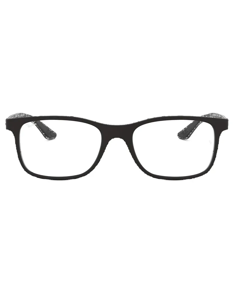 Ray Ban Brille mit eckigem Gestell - Weiß Weiß