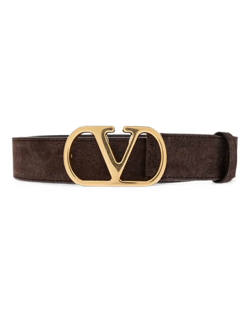 Valentino Garavani Gürtel mit VLogo - Braun Braun