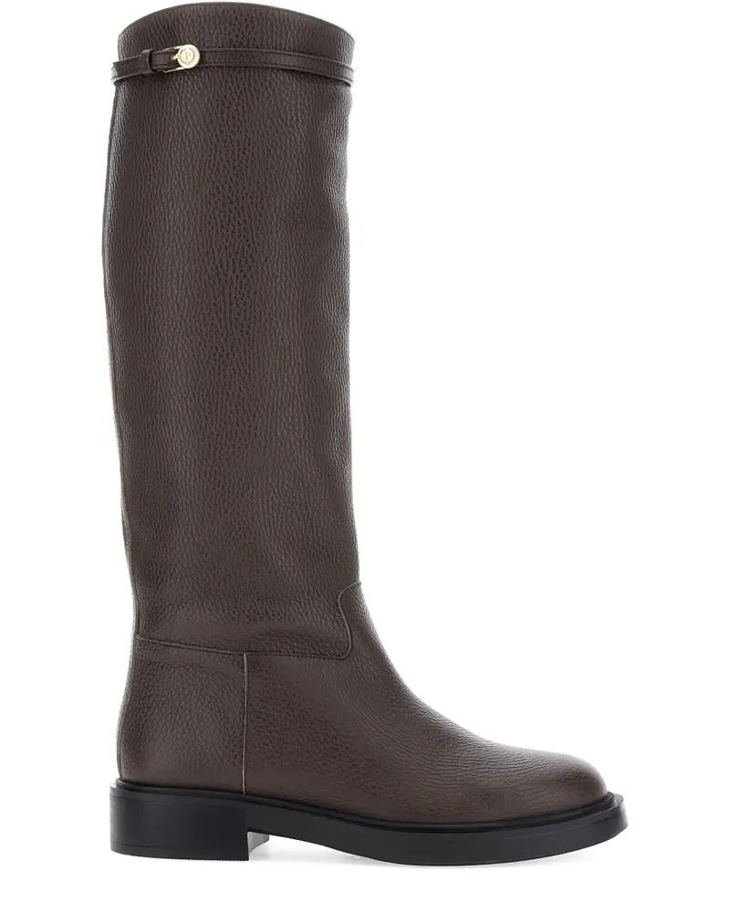 Pollini Stiefel mit Schnallendetail - Braun Braun