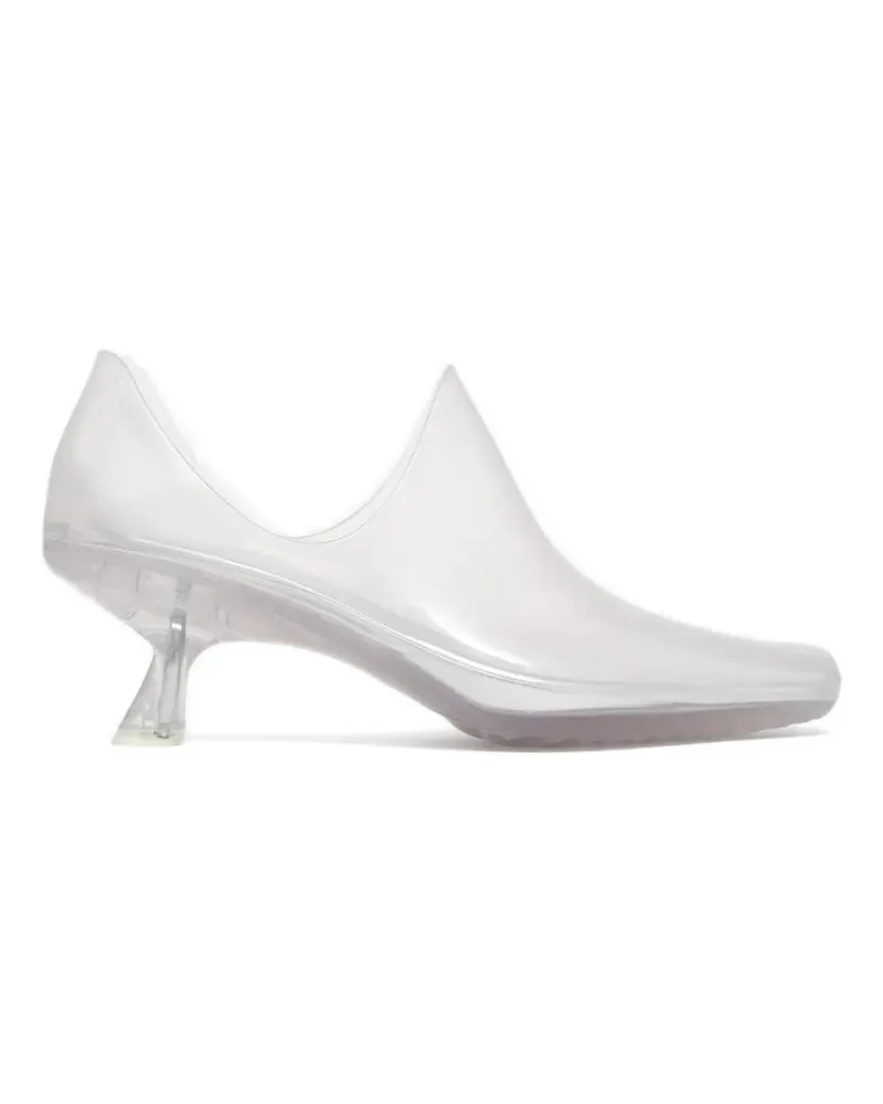 Loewe Emily aqua transparent ballet flats - Weiß Weiß