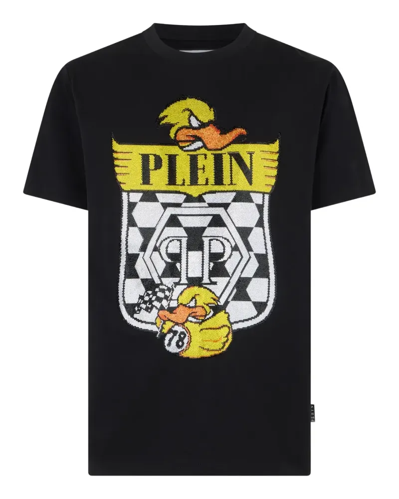 Philipp Plein jersey T-Shirt Plein Duck Check - Schwarz Schwarz