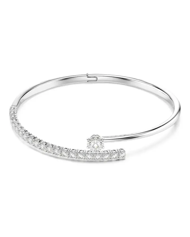 Swarovski crystal-embellished bangle - Silber Silber