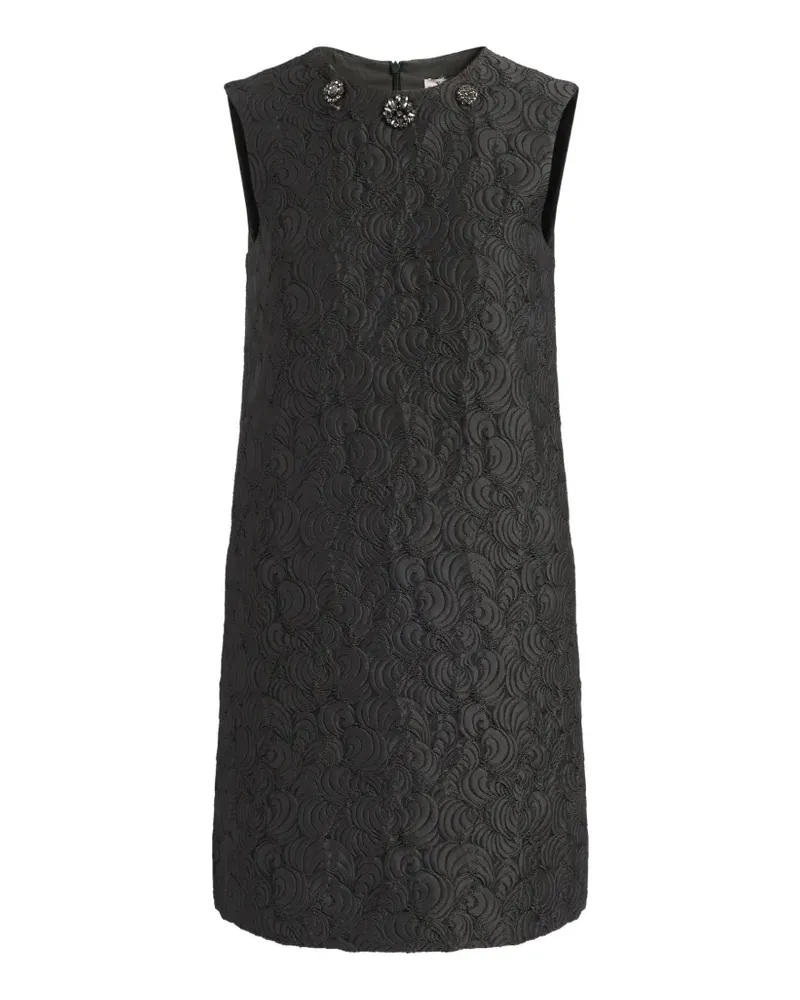 Max Mara Vicolo Minikleid mit Kristallen - Grün Grün