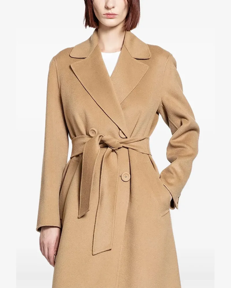 Max Mara Canneti double-breasted coat - Nude Nude