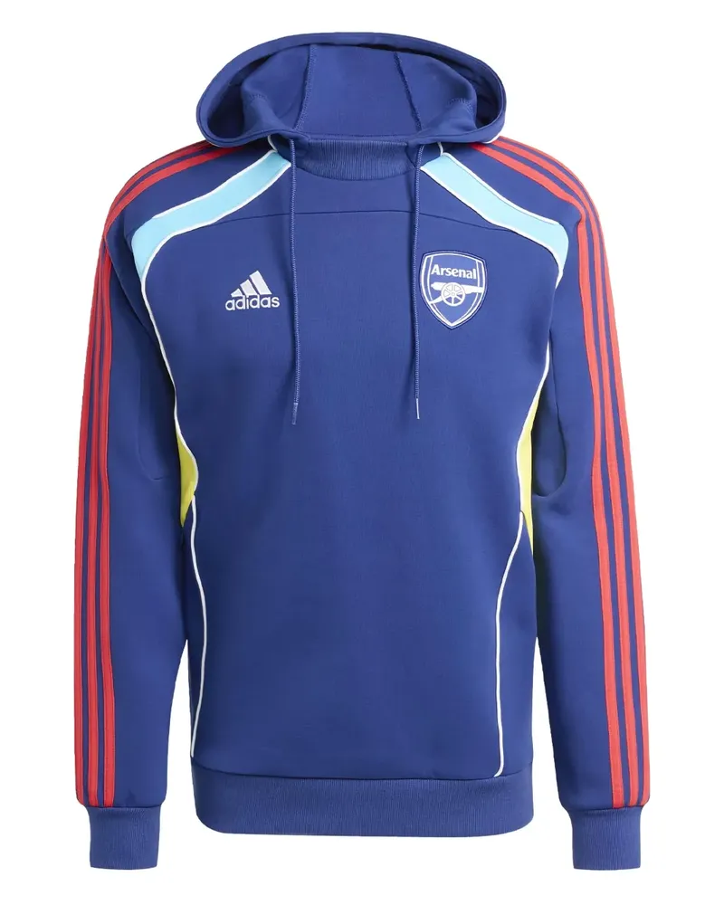 adidas Hoodie mit Logo-Stickerei - Blau Blau