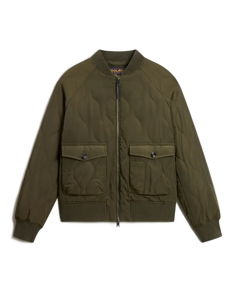 Woolrich Military Bomberjacke mit Steppung - Grün Grün