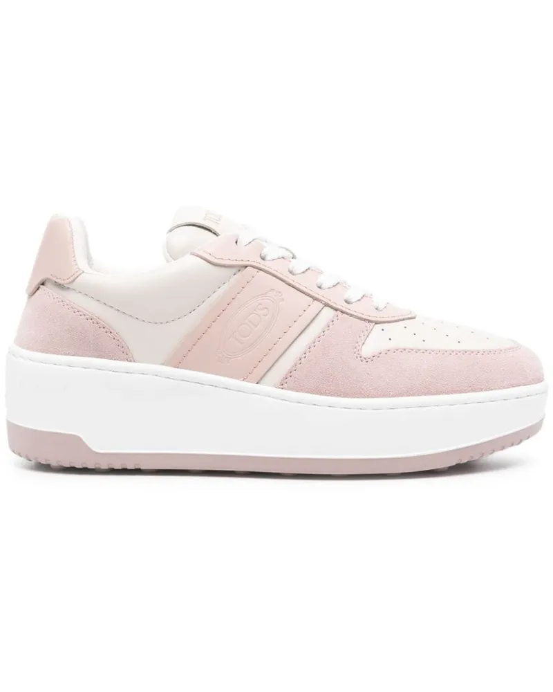 TOD'S Sneakers mit Logo-Print - Nude Nude