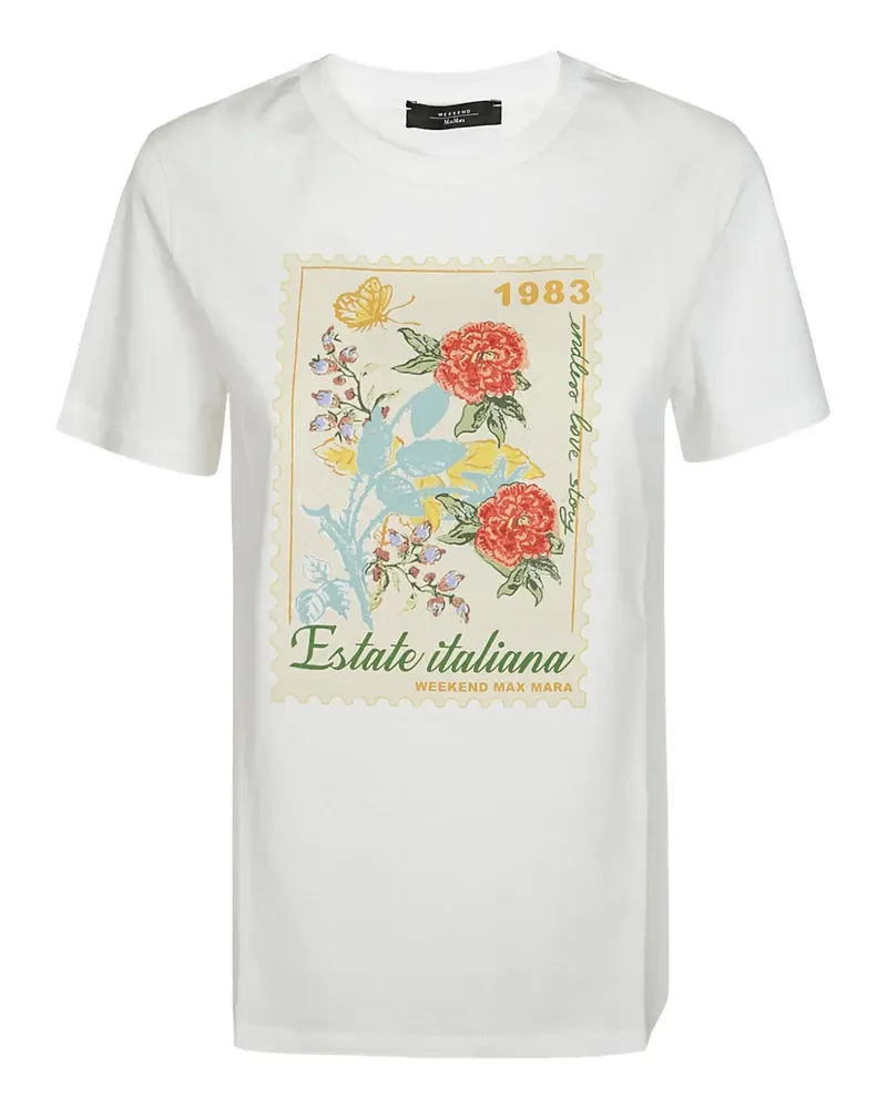 Max Mara Zirlo T-Shirt - Weiß Weiß