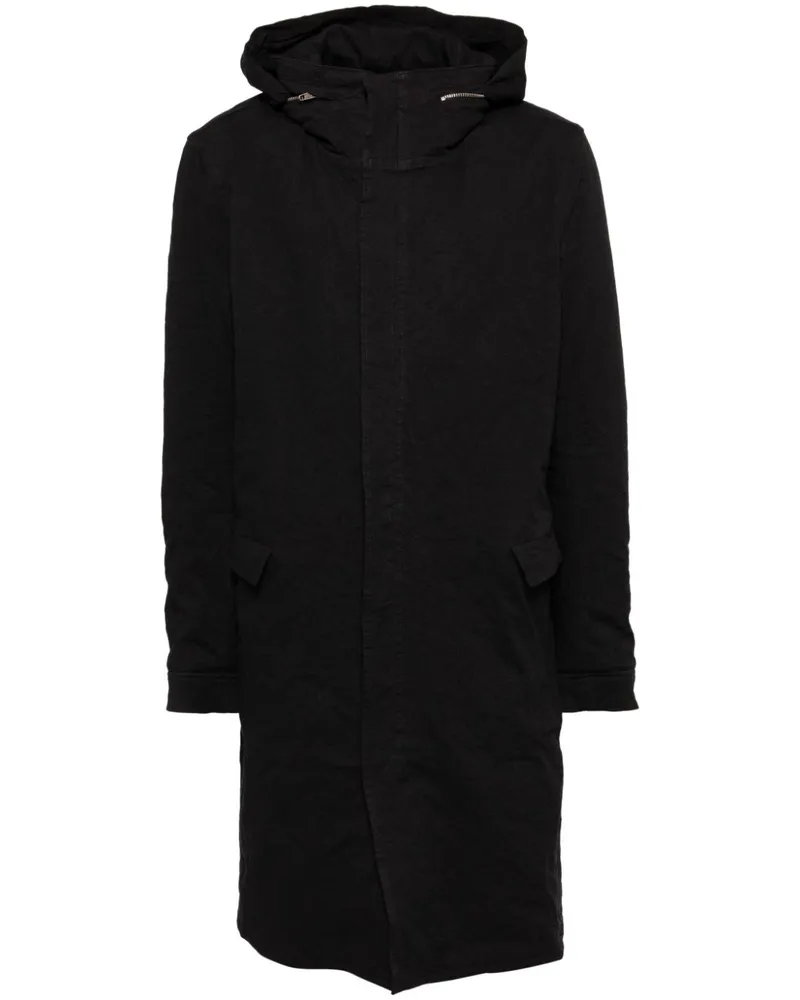 Poème Bohèmien Langer Military-Parka - Schwarz Schwarz