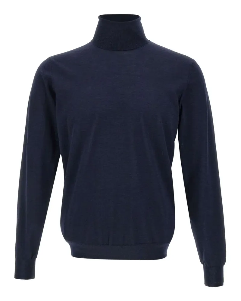 Filippo de Laurentiis Pullover mit Stehkragen - Blau Blau