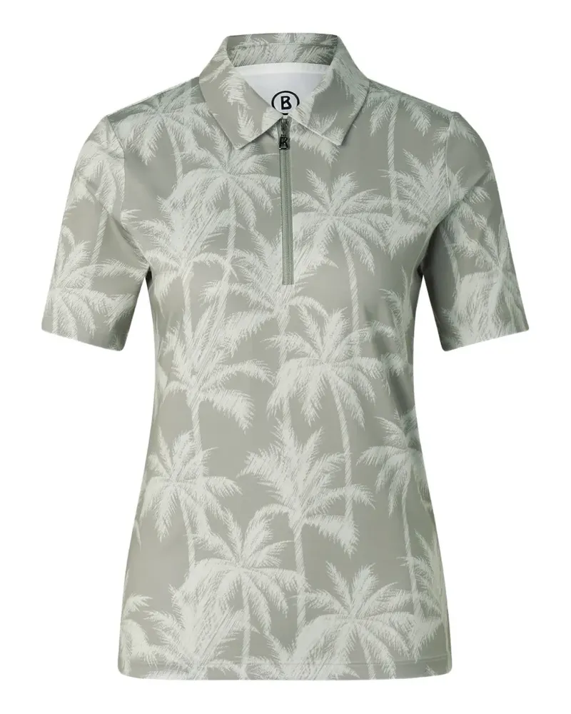 Bogner Taya Poloshirt mit Palmenprint - Grün Grün