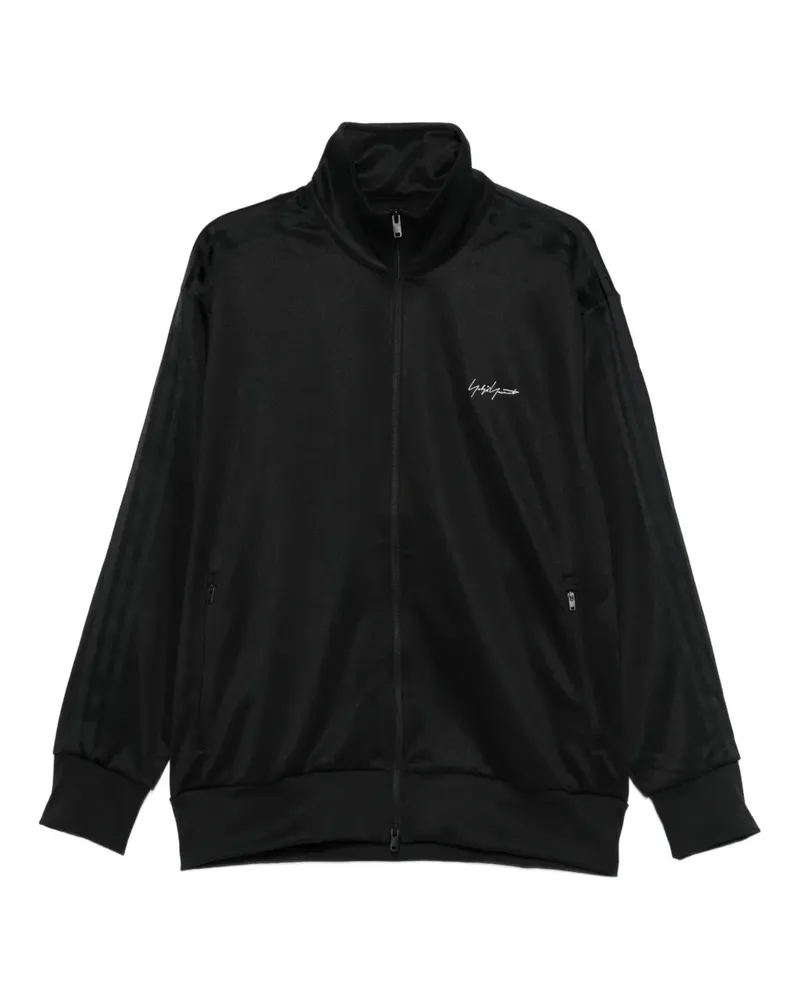 Yohji Yamamoto Sweatshirt mit Reißverschluss - Schwarz Schwarz