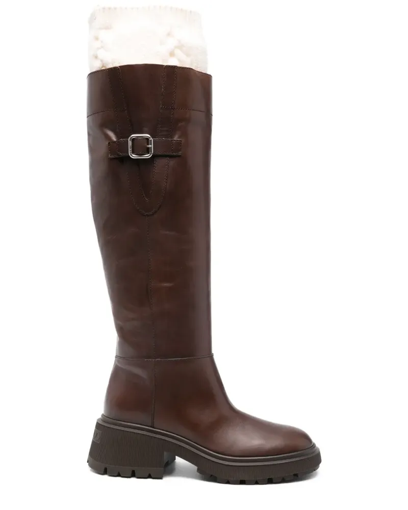 Jimmy Choo 70mm Tamskin buckle-detail boots - Braun Braun