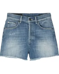 Dondup Ausgefranste Stella Jeans-Shorts Blau