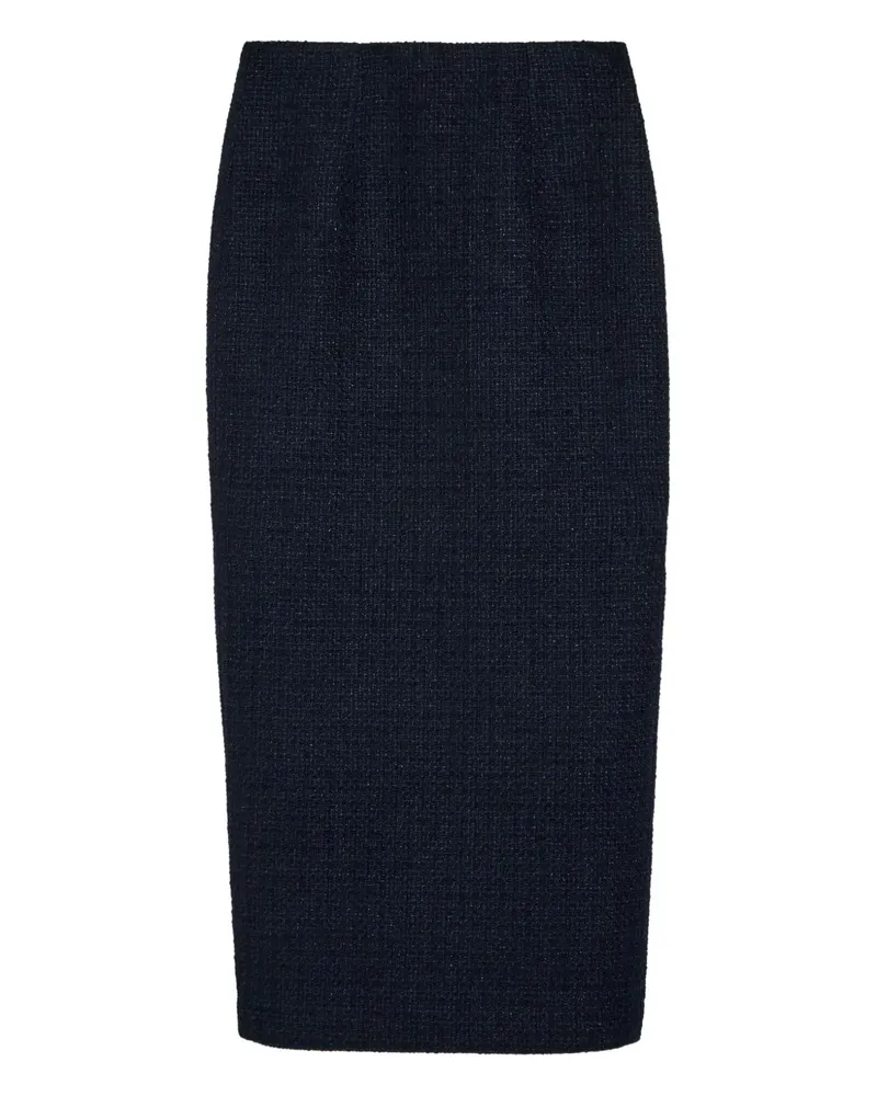 Roland Mouret textured pencil skirt - Blau Blau