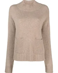 Chinti & Parker Kaschmirpullover mit Taschen Nude