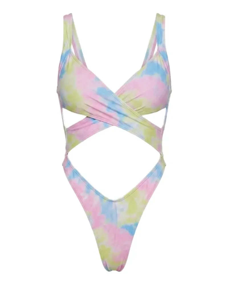 Reina Olga Exotica tie-dye swimsuit - Rosa Rosa