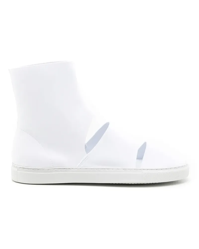Gloria Coelho High-Top-Sneakers aus Neopren - Weiß Weiß