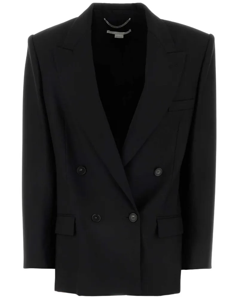 Stella McCartney Doppelreihiges Sakko - Schwarz Schwarz