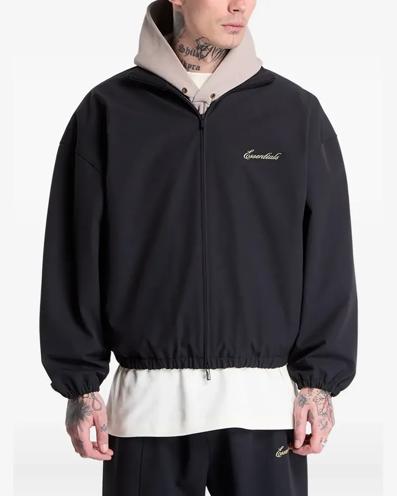 Fear of God Essentials Sportjacke mit Reißverschluss - Schwarz Schwarz