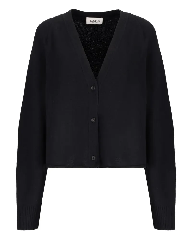 Laneus Geknöpfter Cardigan - Schwarz Schwarz