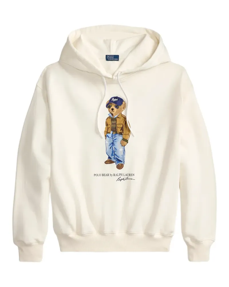 Ralph Lauren Hoodie mit Polo Bear - Weiß Weiß