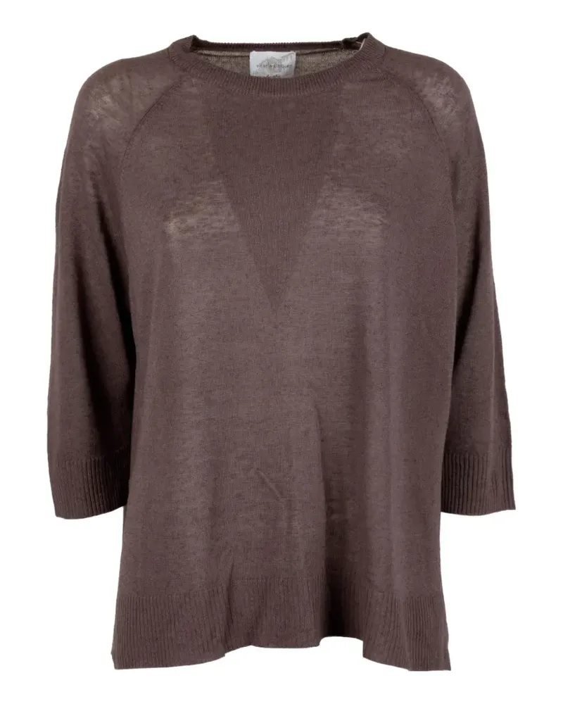 cinque raglan-sleeve fine-knit sweater - Braun Braun