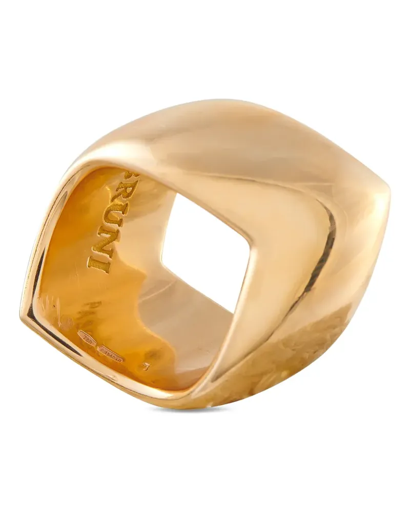 Pasquale Bruni diamond curved ring - Gold Gold