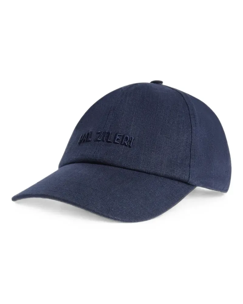 Pal Zileri logo-embroidered baseball cap - Blau Blau