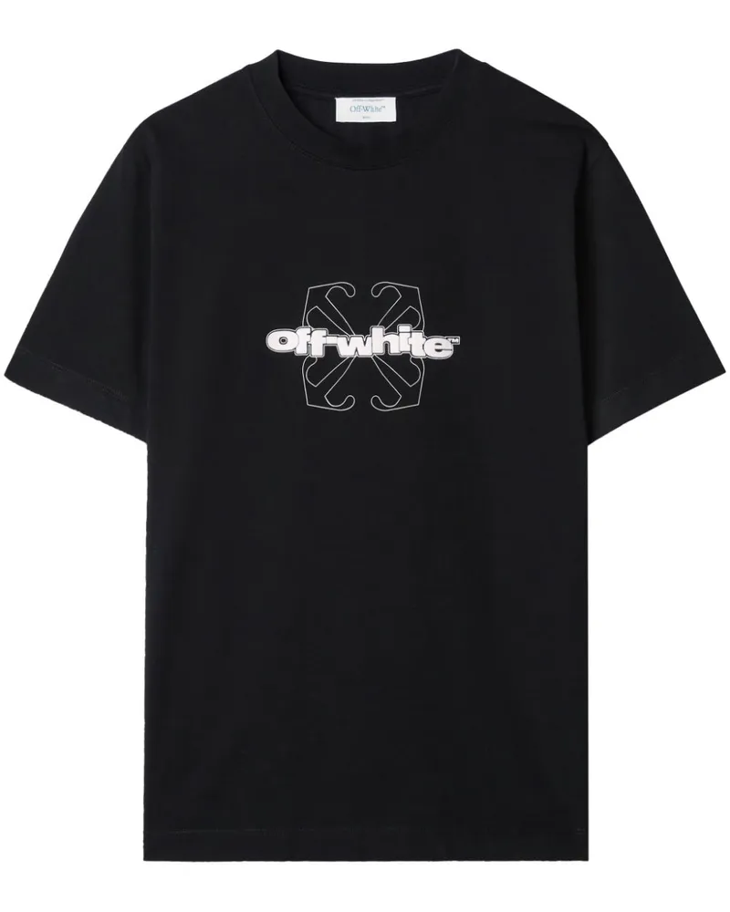 OFF-WHITE Flock Arrow T-Shirt - Schwarz Schwarz