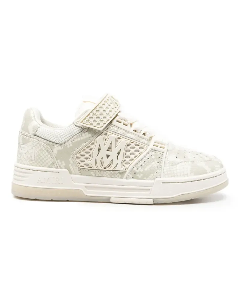 Amiri Ma Skyline Sneakers mit Schlangenleder-Effekt - Nude Nude