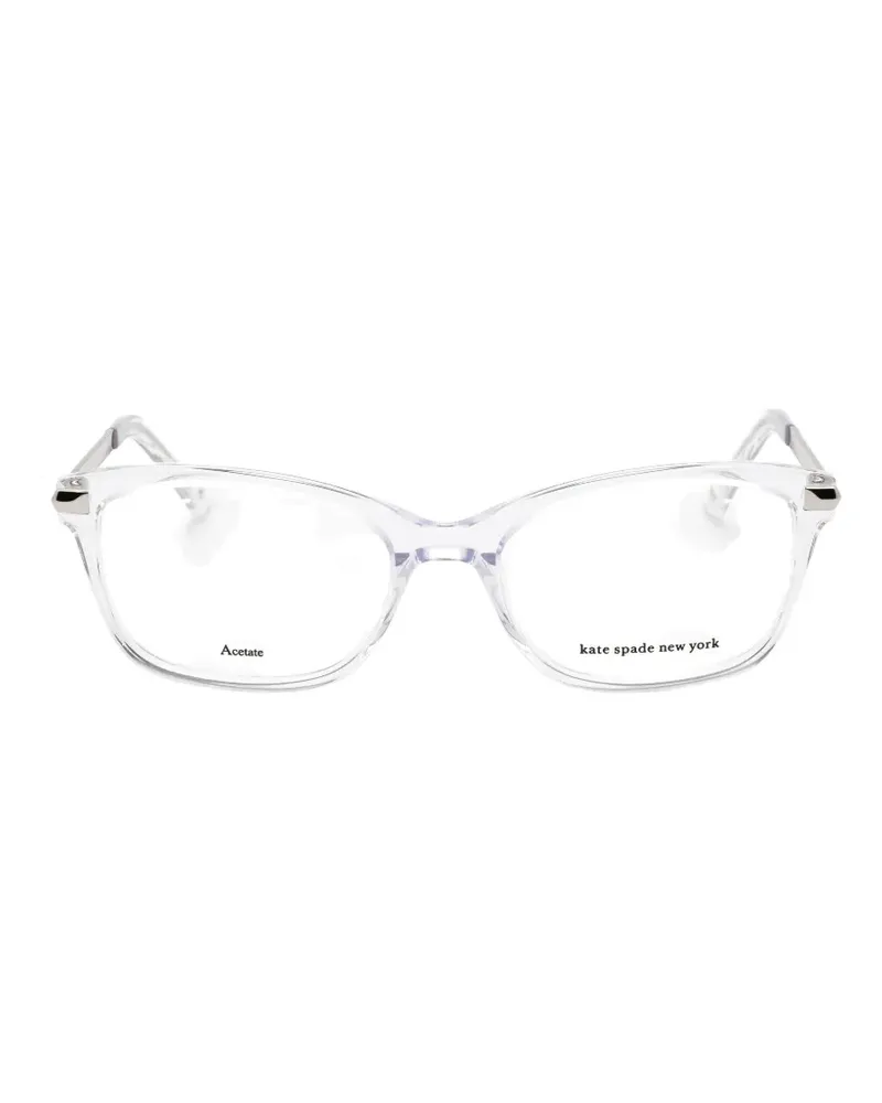 Kate Spade Vicenza rectangle-frame glasses - Weiß Weiß