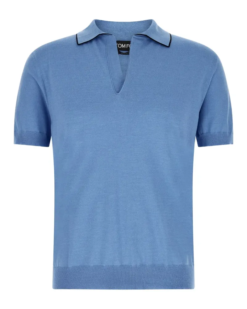 Tom Ford Klassisches T-Shirt - Blau Blau