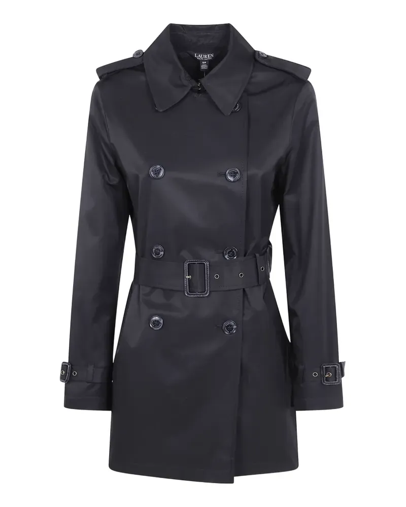 Ralph Lauren double-breasted belted trench coat - Schwarz Schwarz