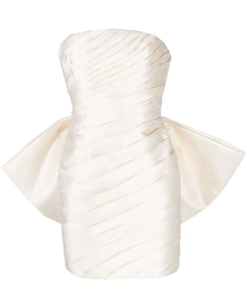 Rachel Gilbert Emmy Minikleid mit Schleife - Nude Nude