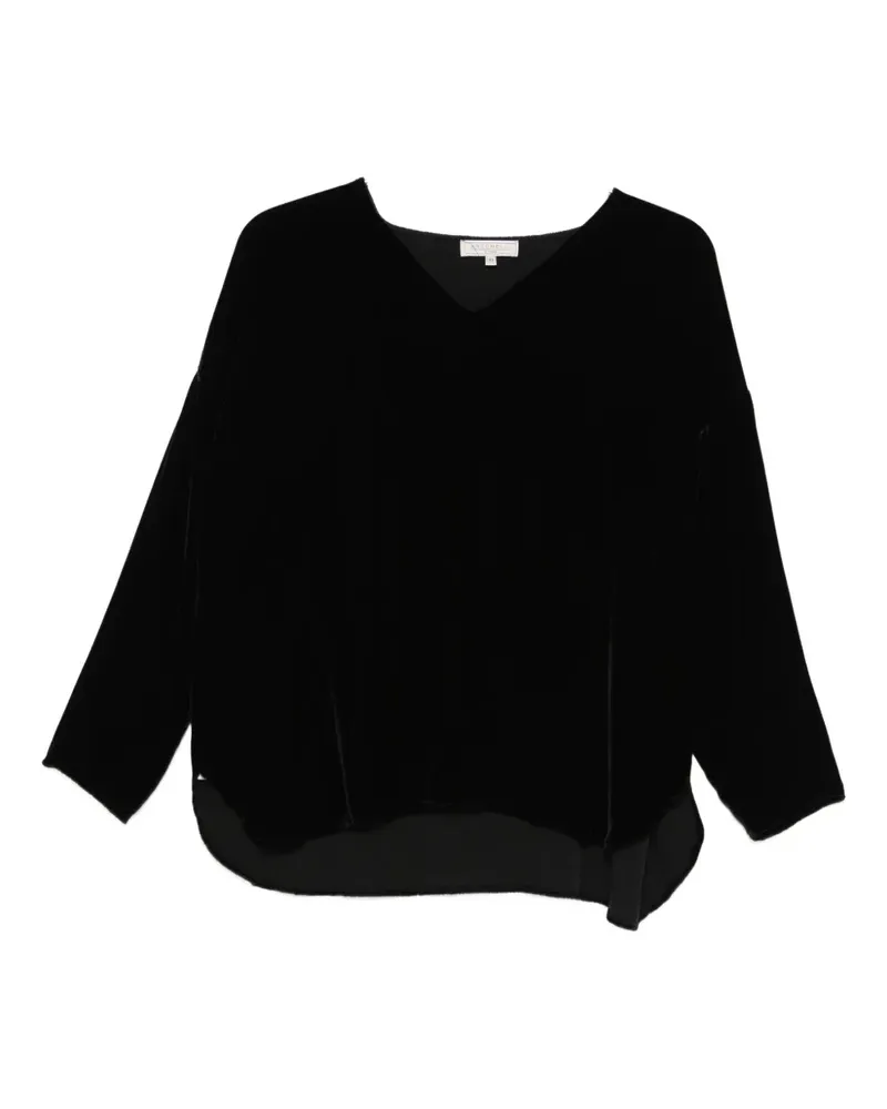 Antonelli Firenze T-Shirt mit V-Ausschnitt - Schwarz Schwarz