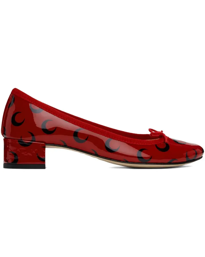 Repetto x Marine Serre Camille Moon Pumps 30mm - Rot Rot