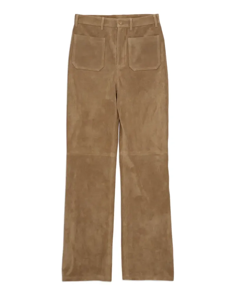 Fortela Jane Hose aus Wildleder - Nude Nude