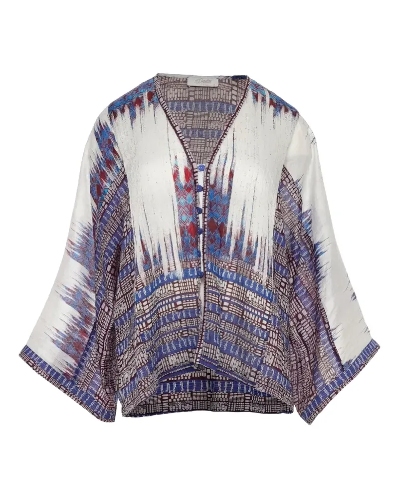 Devotion Bluse mit Paisley-Print - Blau Blau