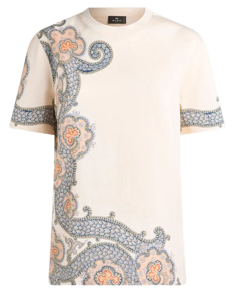Etro Year of Snake T-Shirt - Nude Nude