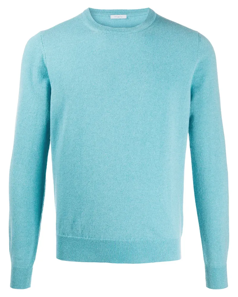 Malo Pullover mit Rundhalsausschnitt - Blau Blau