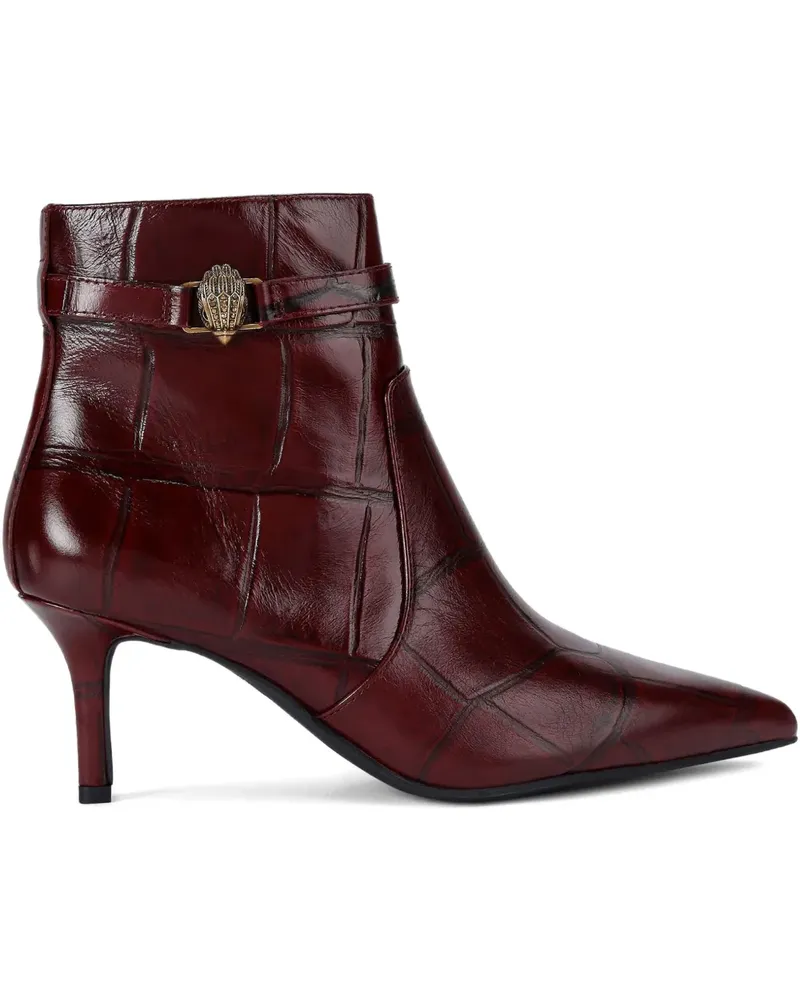 Kurt Geiger Kensington Stiefel mit Kroko-Effekt 65mm - Rot Rot