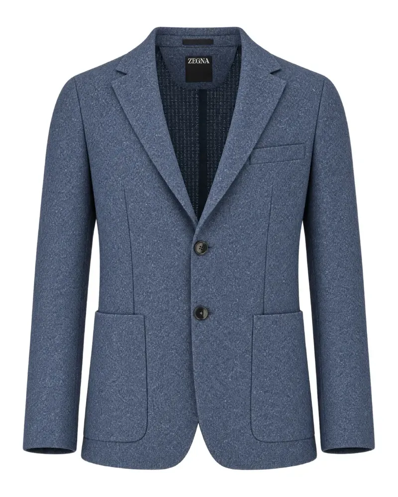 Ermenegildo Zegna single-breasted blazer - Blau Blau