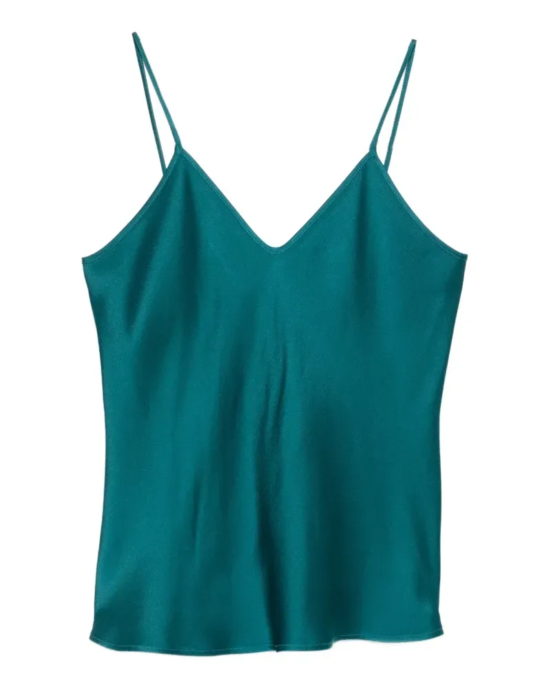 Max Mara Msecomma V-neck sleeveless top - Blau Blau