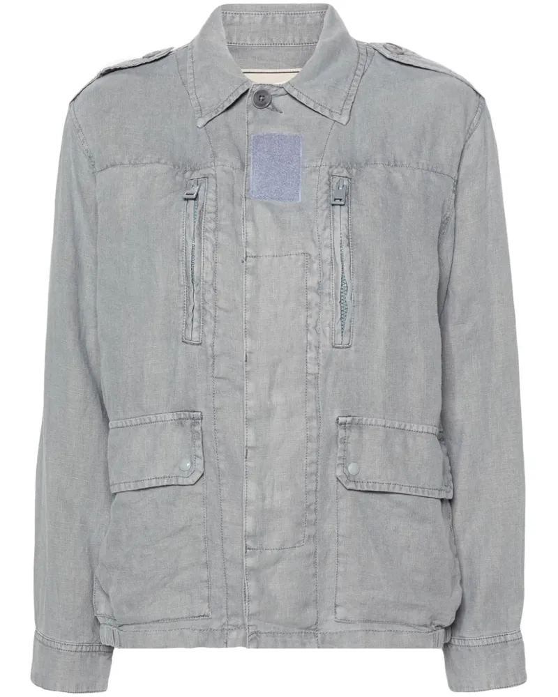 Zadig & Voltaire Military-Jacke aus Leinen - Blau Blau