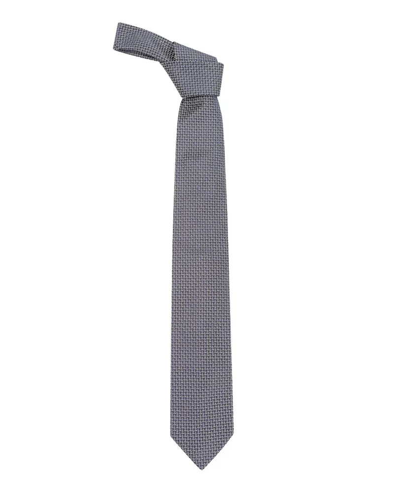 LARDINI Krawatte aus Seide mit Paisley-Print - Blau Blau