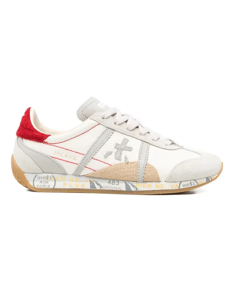Premiata Jackyx panelled sneakers - Nude Nude