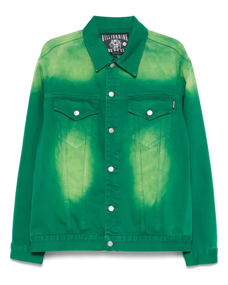 Billionaire Boys Club Gefärbte Jeansjacke - Grün Grün