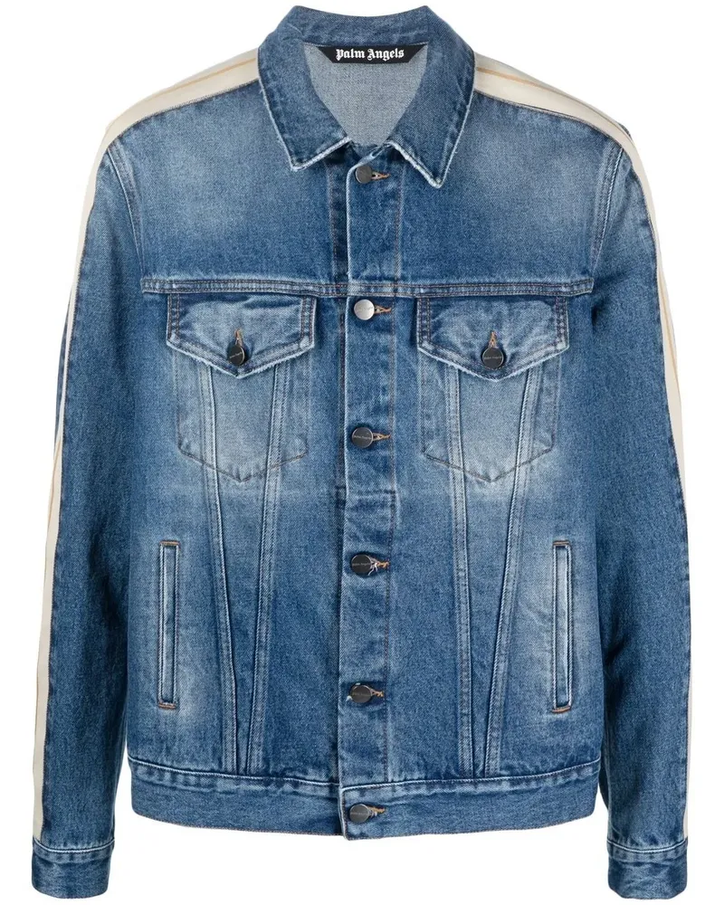Palm Angels Jeansjacke - Blau Blau